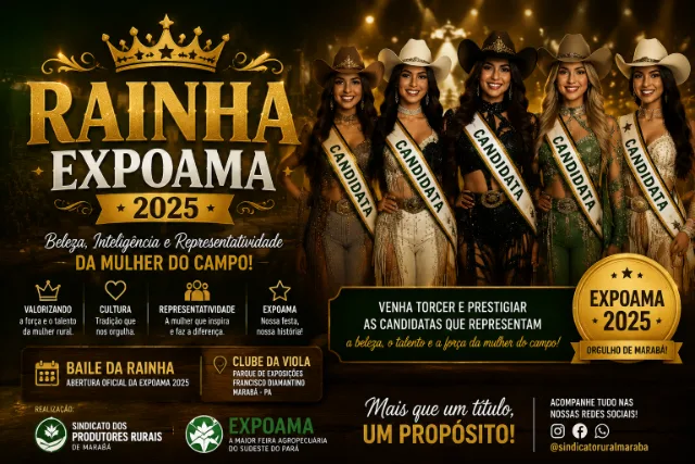 Capa do evento Baile Rainha Expoama